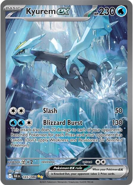 165/086 Kyurem EX - BLK