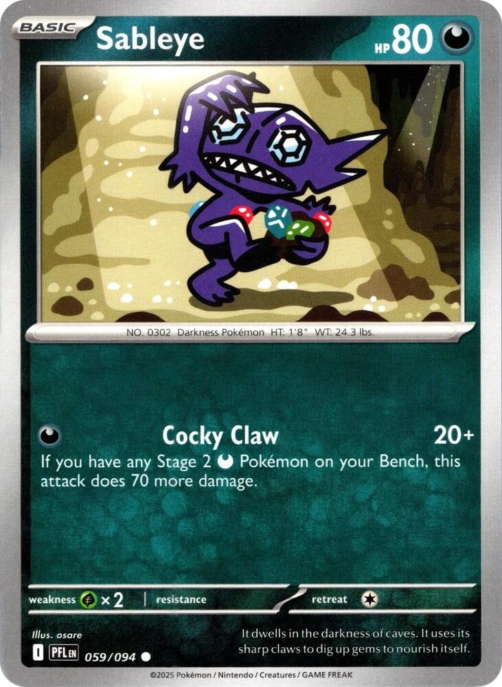 059/094 Sableye - PFL