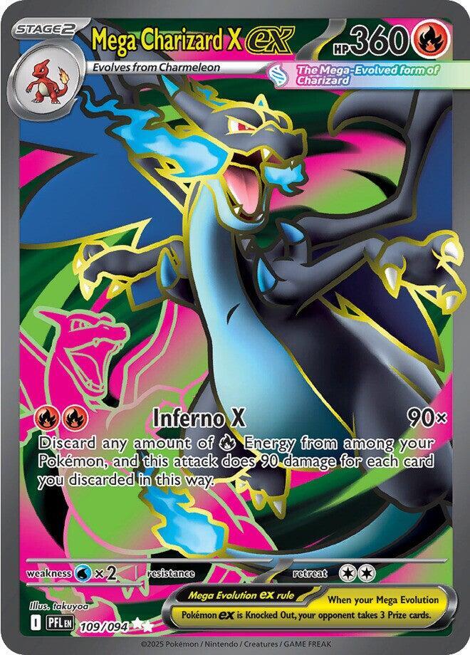 109/094 Mega Charizard X EX - PFL