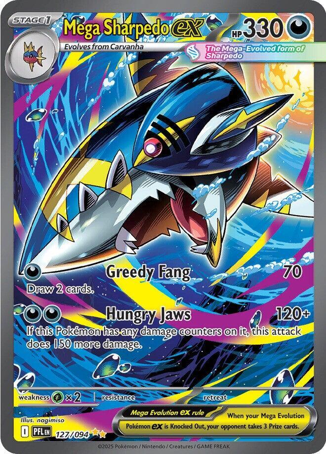 127/094 Mega Sharpedo EX - PFL