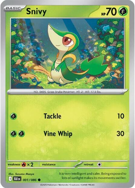 001/086 Snivy - BLK