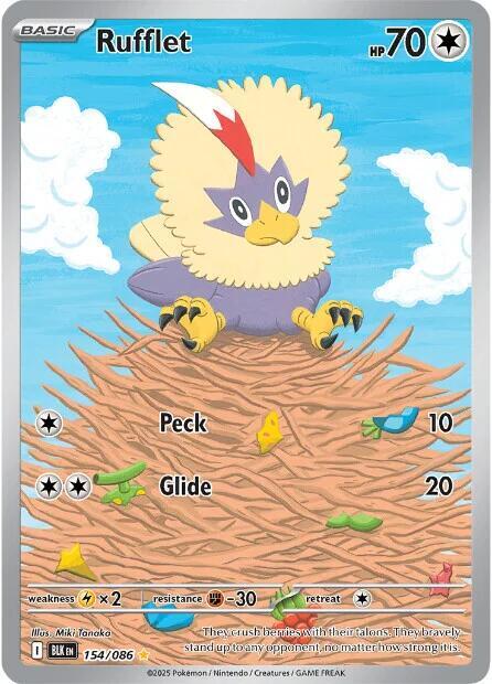 154/086 Rufflet - BLK