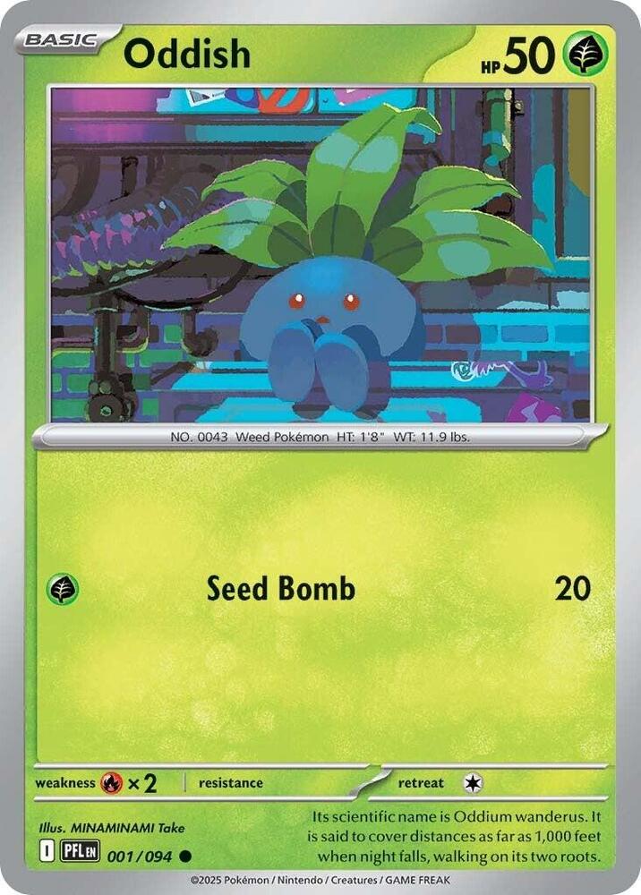 001/094 Oddish - PFL