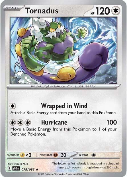 078/086 Tornadus - WHT