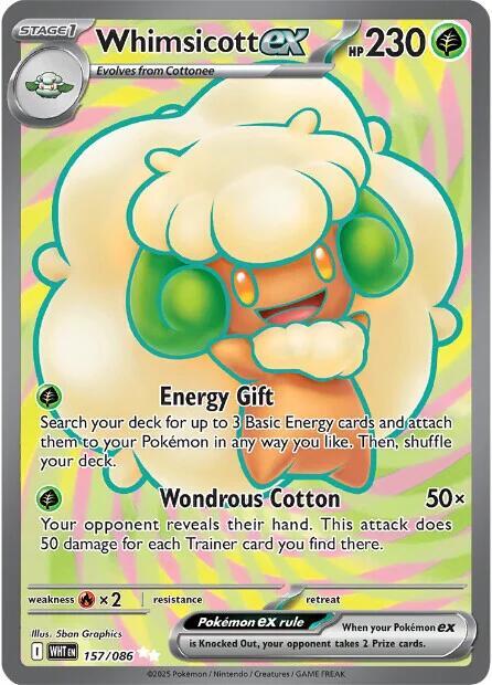 157/086 Whimsicott EX - WHT