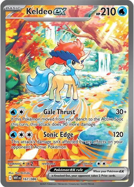 167/086 Keldeo EX - WHT